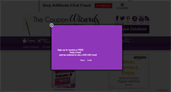Desktop Screenshot of coupon-wizards.com